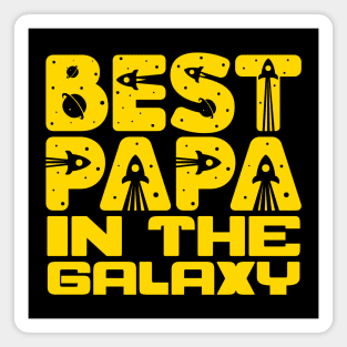 Best Papa In The Galaxy Magnet